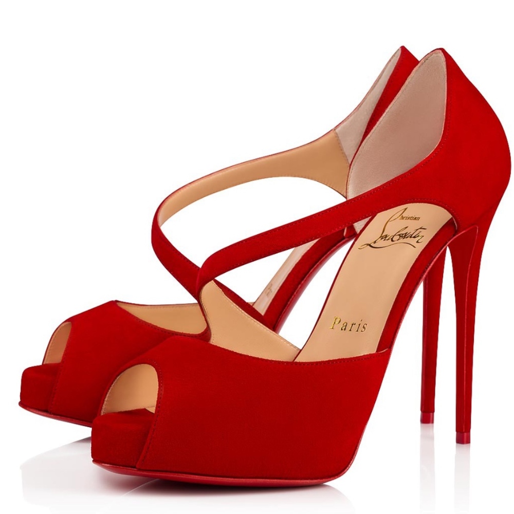 Catchy 2 Suede Christian Louboutin Pump